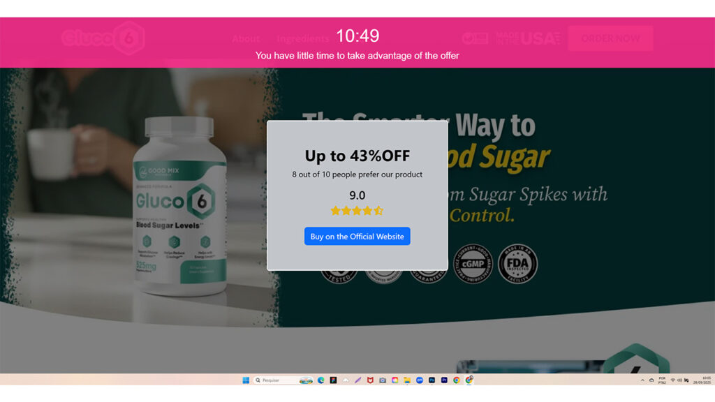 Presell de Cupom de Desconto