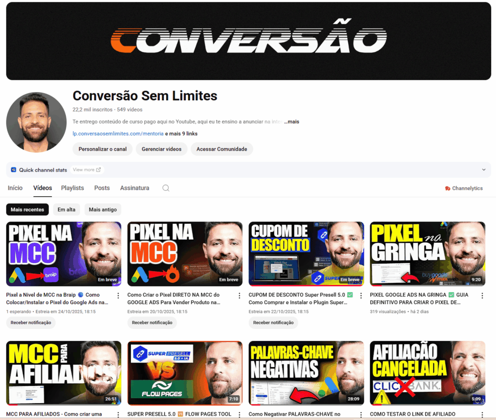 ganhar dinheiro com canal no youtube